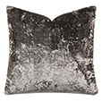 Sonny Crushed Velvet Decorative Pillow in Nickel