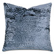 Sonny Crushed Velvet Decorative Pillow in Blue