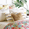 Baldwin White With Brush Fringe