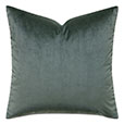 Mint Punch Velvet Accent Pillow In Dark Green