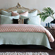 Mint Punch Velvet Accent Pillow In Dark Green