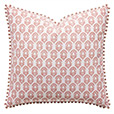 Mint Punch Botanical Euro Sham In Salmon