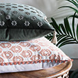 Mint Punch Botanical Euro Sham In Salmon