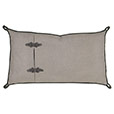 Midnight Poppy King Sham Left