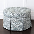 Liesl Leopard Print Ottoman