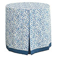 Khaleo Blue Skirted Table Cloth