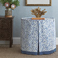 Khaleo Blue Skirted Table Cloth