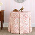 Asa Blush Skirted Table Cloth