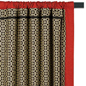 Shoji Black Curtain Panel Left