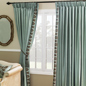 Anthemion Ocean/Brown Curtain Panel