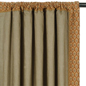 Breeze Olive Curtain Panel Left
