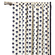 Nile Ink Curtain Panel (Left)