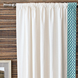 Baldwin White Curtain Panel