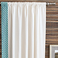 Baldwin White Curtain Panel