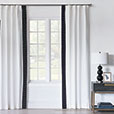 Baldwin White Curtain Panel