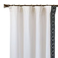 Baldwin White Curtain Panel