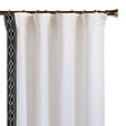 Baldwin White Curtain Panel