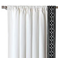 Baldwin White Curtain Panel