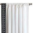 Baldwin White Curtain Panel