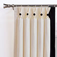 Dominique Button Curtain Panel