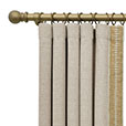 DALEYZA JUTE BORDER CURTAIN PANEL