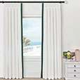 BOCA RATON EMBROIDERED CURTAIN PANEL LEFT