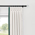 BOCA RATON EMBROIDERED CURTAIN PANEL LEFT