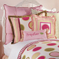 Embroidered Prepster Velvet Pink