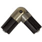 Metallique Brass Elbow Connector