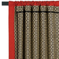 Shoji Black Curtain Panel Right