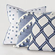 Castaway Diagonal Trim Decorative Pillow