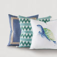 Castaway Turtle Decorative Pillow