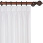 Sadler White Curtain Panel