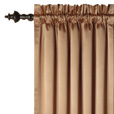 Charmeuse Bronze Curtain Panel