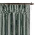 Edris Faux Silk Curtain Panel in Mineral