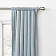 ATHENA EMBROIDERED CURTAIN PANEL IN AQUA