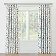 PROMENADE FLORAL CURTAIN PANEL IN BLUE