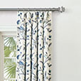 PROMENADE FLORAL CURTAIN PANEL IN BLUE