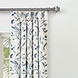 PROMENADE FLORAL CURTAIN PANEL IN BLUE