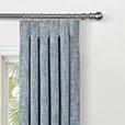 CAVILL TEXTURED CURTAIN PANEL IN GLACIER