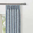 CAVILL TEXTURED CURTAIN PANEL IN GLACIER