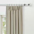 REVERIE STRIPED CURTAIN PANEL IN PEARL