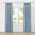 REVERIE STRIPED CURTAIN PANEL IN SAPPHIRE