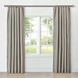 REVERIE STRIPED CURTAIN PANEL IN TRUFFLE