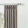 REVERIE STRIPED CURTAIN PANEL IN PEWTER