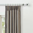 REVERIE STRIPED CURTAIN PANEL IN PEWTER