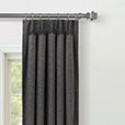 STERLING STRIE CURTAIN PANEL IN CHARCOAL