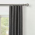 STERLING STRIE CURTAIN PANEL IN CHARCOAL