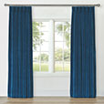 UMA VELVET CURTAIN PANEL IN BLUE