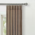 UMA VELVET CURTAIN PANEL IN KHAKI